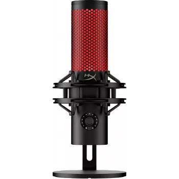 HyperX QuadCast 2 – USB-mikrofon (must), taskuhäälingumikrofon, -7,5 dB, 20 - 20000 Hz, 0,05%, 32 Ω, 24 bit