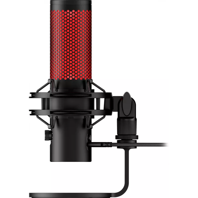 HyperX QuadCast 2 – USB-mikrofon (must), taskuhäälingumikrofon, -7,5 dB, 20 - 20000 Hz, 0,05%, 32 Ω, 24 bit