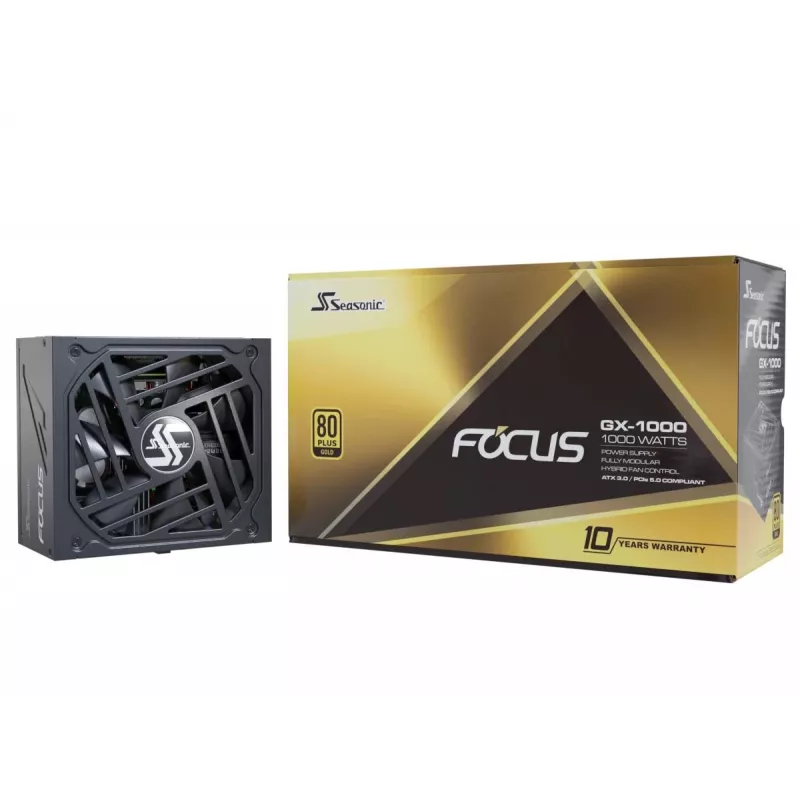 SEASONIC Focus Gx ATX 3.0 Toiteplokk 1000 W 20+4 Pin ATX