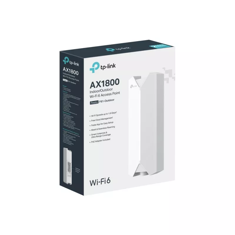 TP-Link Festa F61-Outdoor 1800 Mbit/s valge toide üle Etherneti (PoE)