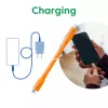 CLUB3D Kaabel / Adapter USB-kaabel USB4 Gen 2x2 2 m USB C Oranž