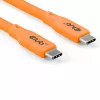 CLUB3D Kaabel / Adapter USB-kaabel USB4 Gen 2x2 2 m USB C Oranž