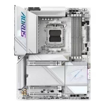 Emaplaat GIGABYTE X870E AORUS PRO ICE — AMD X870E, Socket AM5, ATX, DDR5, 4×DIMM, Wi‑Fi 7, 2.5Gb LAN