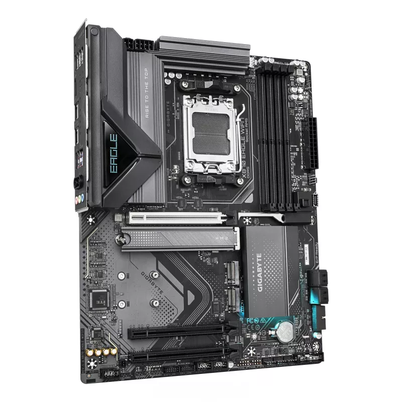 Emaplaat GIGABYTE X870 EAGLE WIFI7 ATX, AMD X870 kiibistik, pesa AM5, DDR5, 4x DIMM, Wi‑Fi 7, 2.5Gb LAN