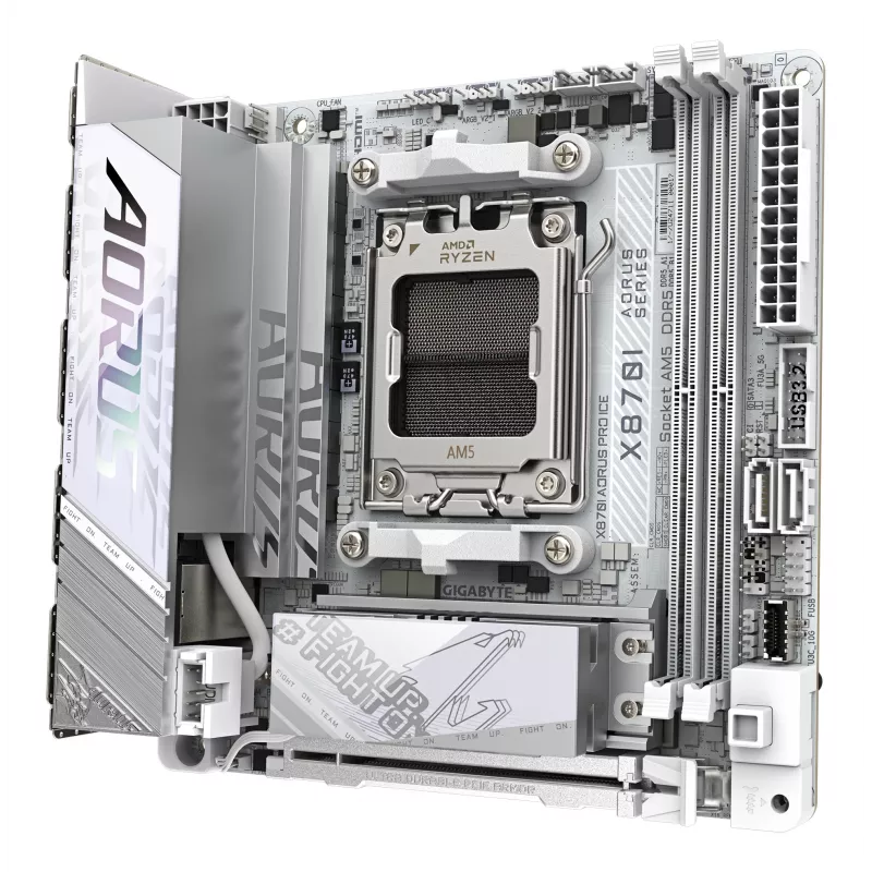 Emaplaat GIGABYTE X870I AORUS PRO ICE, AMD AM5, Mini-ITX