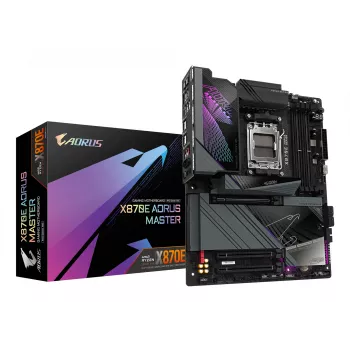 Emaplaat GIGABYTE X870E AORUS MASTER, AMD, Socket AM5, ATX