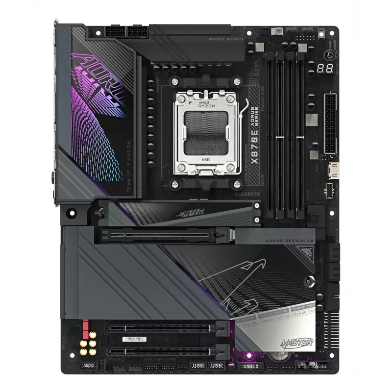 Emaplaat GIGABYTE X870E AORUS MASTER, AMD, Socket AM5, ATX