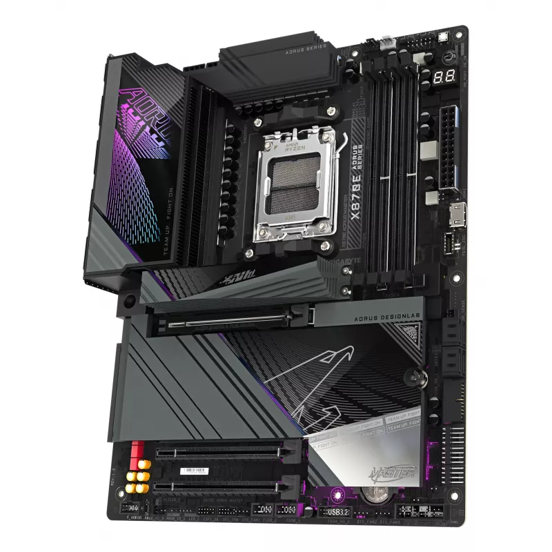 Emaplaat GIGABYTE X870E AORUS MASTER, AMD, Socket AM5, ATX