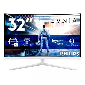 Philips Evnia 5000 32M2C5501/00 arvutimonitor 80 cm (31,5 tolli) 2560 x 1440 pikslit Quad HD LCD Valge