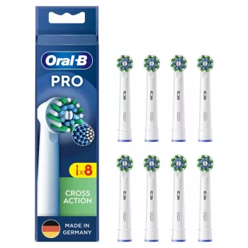 Oral-B CrossAction 8 tk Valge