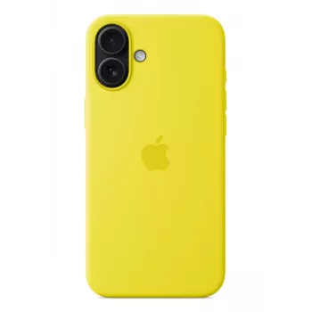 Silikoonist ümbris Apple iPhone 16 Plus MagSafe'iga kollane
