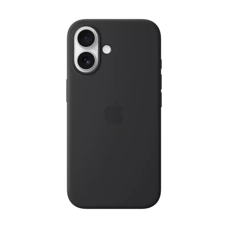 APPLE iPhone 16 – silikoonümbris MagSafe'iga – must