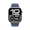 APPLE Watch Series 10 GPS + Cellular 46mm hõbedane alumiiniumkorpus teksarihmaga (M/L)