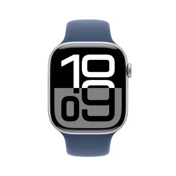 APPLE Watch Series 10 GPS + Cellular 46mm hõbedane alumiiniumkorpus teksarihmaga (M/L)
