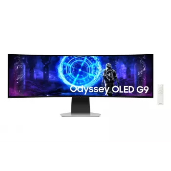 Samsung G95SD arvutimonitor 124,5 cm (49 tolli) 5120 x 1440 pikslit Dual QHD OLED hõbedane