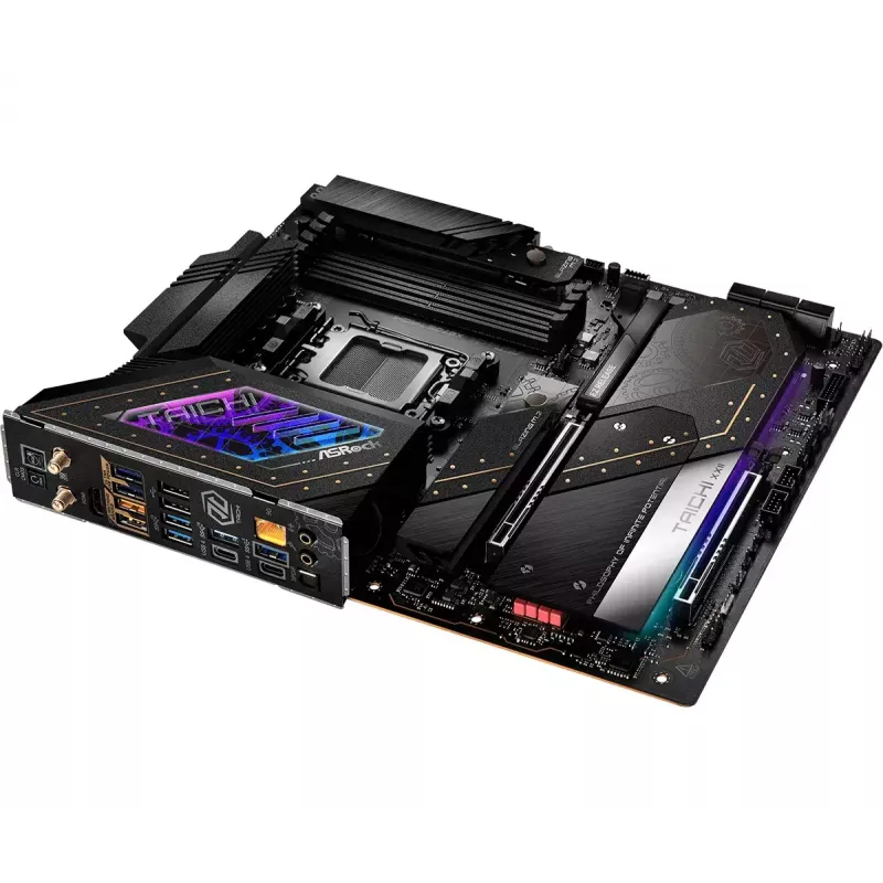 Emaplaat ASRock X870E Taichi — AMD X870E, Socket AM5, Extended ATX, DDR5, 4 DIMM, kuni 256GB, Wi‑Fi 7, 5Gb LAN