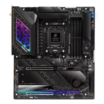 Emaplaat ASRock X870E Taichi — AMD X870E, Socket AM5, Extended ATX, DDR5, 4 DIMM, kuni 256GB, Wi‑Fi 7, 5Gb LAN