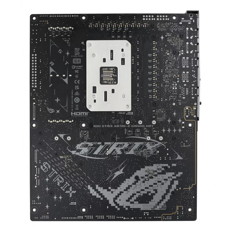 Emaplaat ASUS ROG STRIX X870E-E GAMING WIFI ATX, AMD X870E, Socket AM5, DDR5, 4 DIMM, Wi‑Fi 7, Bluetooth 5.4, 5Gb LAN