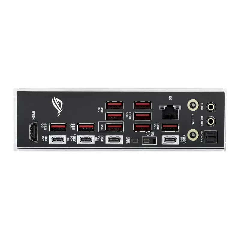 Emaplaat ASUS ROG STRIX X870E-E GAMING WIFI ATX, AMD X870E, Socket AM5, DDR5, 4 DIMM, Wi‑Fi 7, Bluetooth 5.4, 5Gb LAN