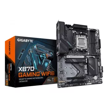 Emaplaat GIGABYTE X870 GAMING WIFI6 ATX, AMD X870, Socket AM5, DDR5, 4x DIMM, kuni 256 GB, Wi‑Fi 6, 2.5Gb LAN