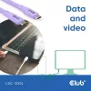 USB-C kaabel CLUB3D CAC-3004 2m Lilla