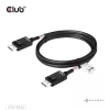 CLUB3D DisplayPort™ 2.1 Bi-Directional VESA DP80 Certified kaabel 4K240Hz, 8K60Hz or 10K60Hz M/M 1.6m/5.25ft
