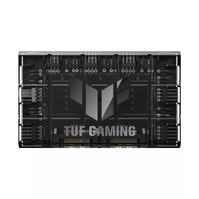 Ventilaatorikontroller ASUS TUF Gaming ARGB PWM Fan Hub 4-kontaktiline Must