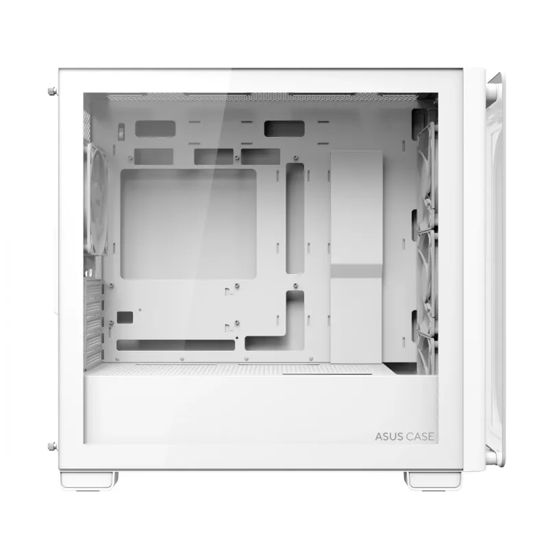 ASUS A23 PLUS TG ARGB VALGE, PC, Valge, micro ATX, Mini-ITX, Multi, 16.5 cm, 38 cm
