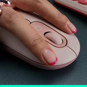 LOGITECH Pop Mouse - Kohandatavad emotikonid - Juhtmevaba - Off Valge