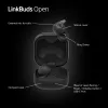 Kõrvaklapid Sony LinkBuds Open WFL910B — juhtmeta Bluetooth-kõrvasisesed, 20–20 000 Hz, 10 m ulatus, 63 g, must