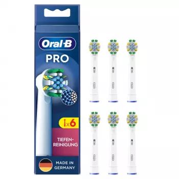 Oral-B Deep Cleaning asendus hambaharjaotsad, 6 tk, valged