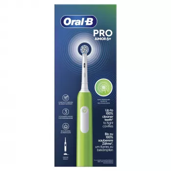 Oral-B Junior elektriline hambahari Lastele Pöörlev hambahari Roheline
