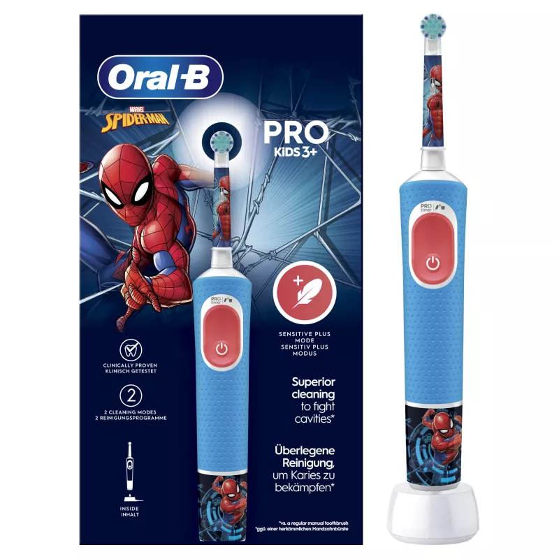 Oral-B Kids elektriline hambahari Lastele Pöörlev hambahari Mitmevärviline