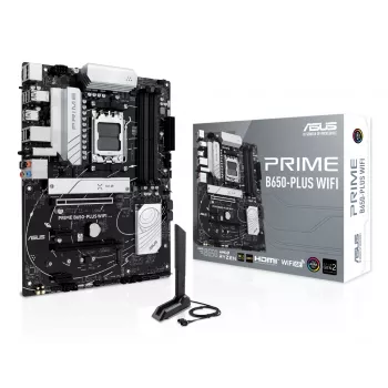 Emaplaat ASUS PRIME B650-PLUS WIFI ATX — AMD B650, pesa AM5, DDR5, 4 DIMM, 192 GB, Wi‑Fi 6E, 2.5Gb LAN