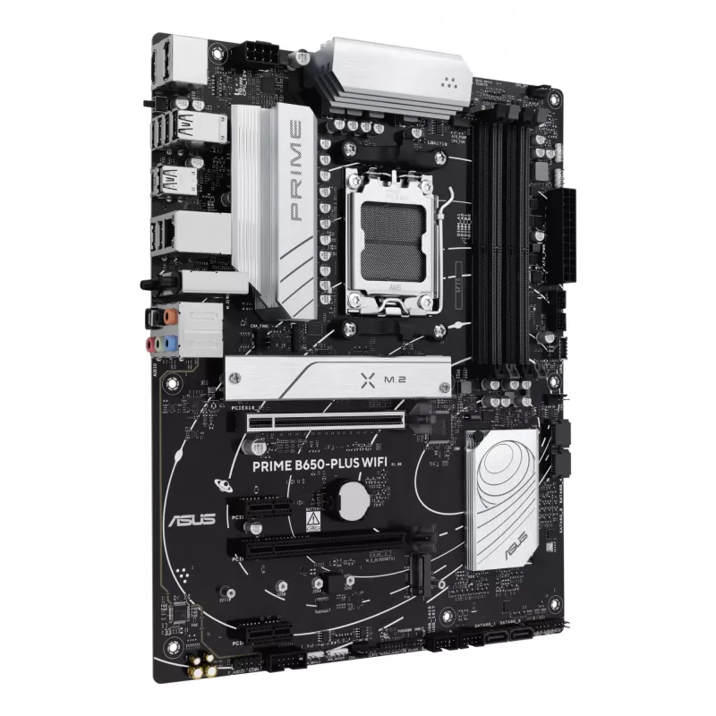 Emaplaat ASUS PRIME B650-PLUS WIFI ATX — AMD B650, pesa AM5, DDR5, 4 DIMM, 192 GB, Wi‑Fi 6E, 2.5Gb LAN