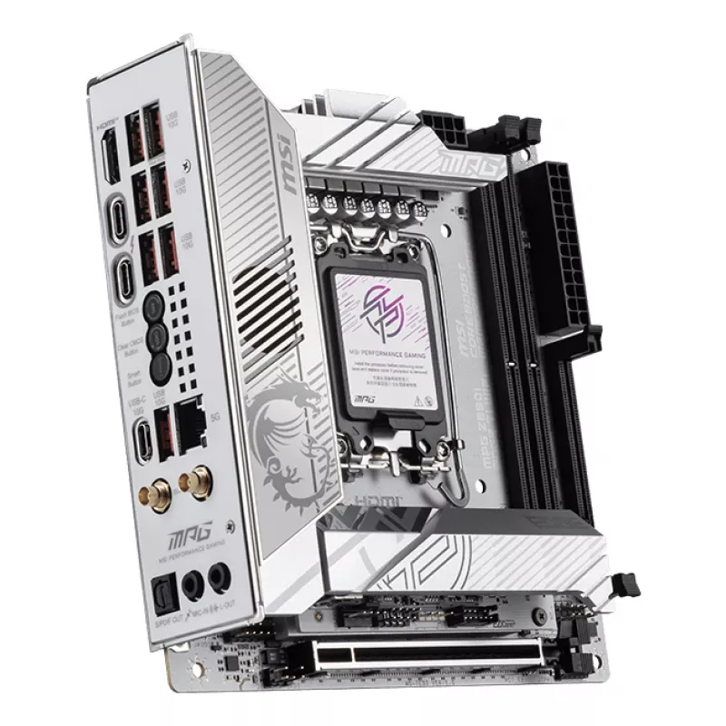 MSI MPG Z890I EDGE TI WIFI emaplaat Intel Z890 LGA 1851 (Socket V1) mini ITX