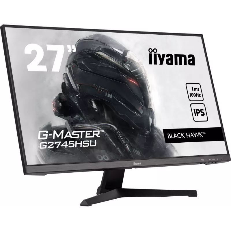 iiyama G-MASTER G2745HSU-B2 arvutimonitor 68,6 cm (27 tolli) 1920 x 1080 pikslit Full HD LED must