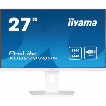 iiyama G-MASTER XUB2797QSN-W2 arvutimonitor 68,6 cm (27 tolli) 2560 x 1440 pikslit Quad HD LED Valge