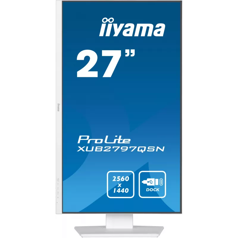 iiyama G-MASTER XUB2797QSN-W2 arvutimonitor 68,6 cm (27 tolli) 2560 x 1440 pikslit Quad HD LED Valge