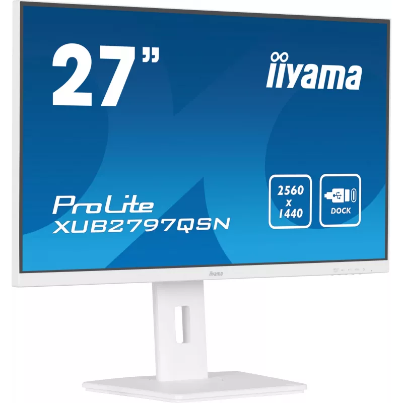 iiyama G-MASTER XUB2797QSN-W2 arvutimonitor 68,6 cm (27 tolli) 2560 x 1440 pikslit Quad HD LED Valge