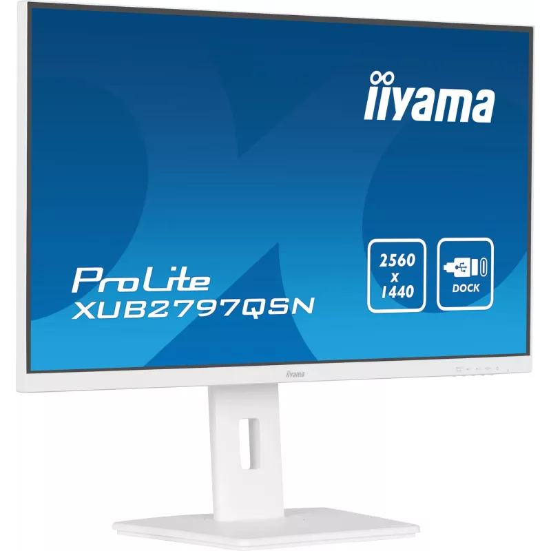 iiyama G-MASTER XUB2797QSN-W2 arvutimonitor 68,6 cm (27 tolli) 2560 x 1440 pikslit Quad HD LED Valge