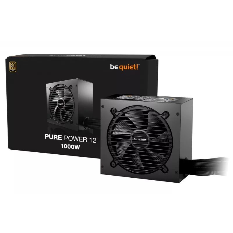 be quiet! PURE POWER 12 1000W toiteplokk 20+4 pin ATX ATX must
