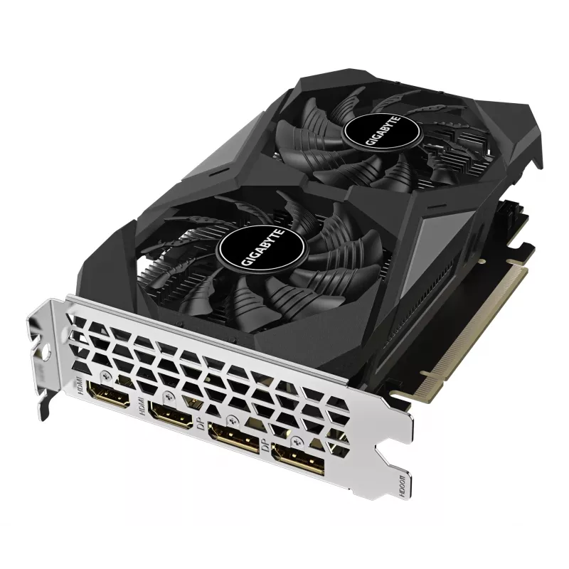 Videokaart GIGABYTE GeForce RTX 3050 — 6 GB GDDR6, 2304 CUDA südamikku, PCIe 4.0, 14000 MHz mälu