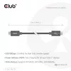 USB Type-C kaabel CLUB3D CAC-1570 1,2m — 80Gbps, 240W, toetab 8K@240Hz, must