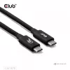 USB Type-C kaabel CLUB3D CAC-1570 1,2m — 80Gbps, 240W, toetab 8K@240Hz, must