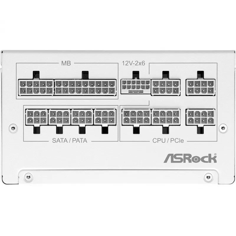 ASROCK toiteplokk Steel Legend Sl-1000gw 1000w 80+ Gold Valge ATX