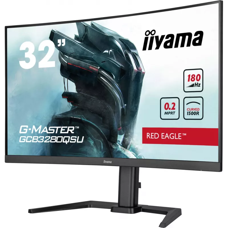 iiyama G-MASTER GCB3280QSU-B2 arvutimonitor 80 cm (31,5 tolli) 2560 x 1440 pikslit Dual QHD LED must