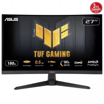 ASUS TUF Gaming VG27WQ3B arvutimonitor 68,6 cm (27 tolli) 2560 x 1440 pikslit Quad HD LCD must