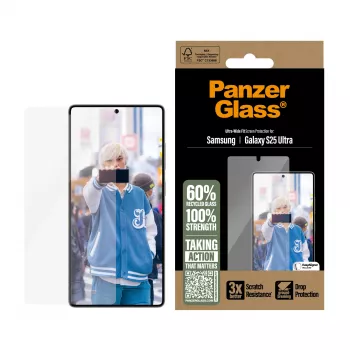 PanzerGlass ® Ekraanikaitse Samsung Galaxy S25 Ultra | Ultra-Wide Fit