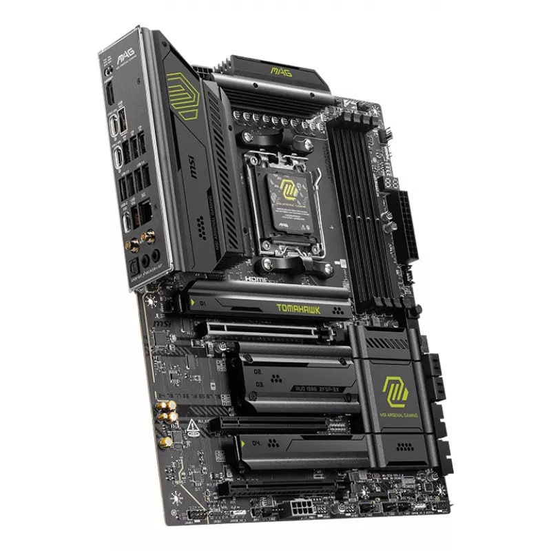 Emaplaat MSI MAG X870E TOMAHAWK WIFI — AMD X870E, Socket AM5, ATX, 4x DDR5 DIMM, 4x M.2, Wi‑Fi, 5Gb Ethernet
